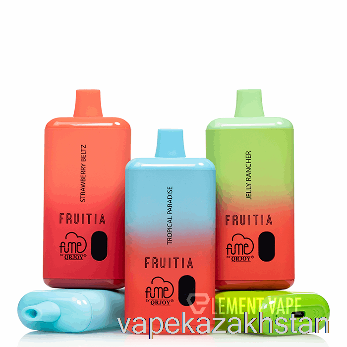 Vape Kazakhstan Fruitia x Fume 8000 Disposable Blue Slushy